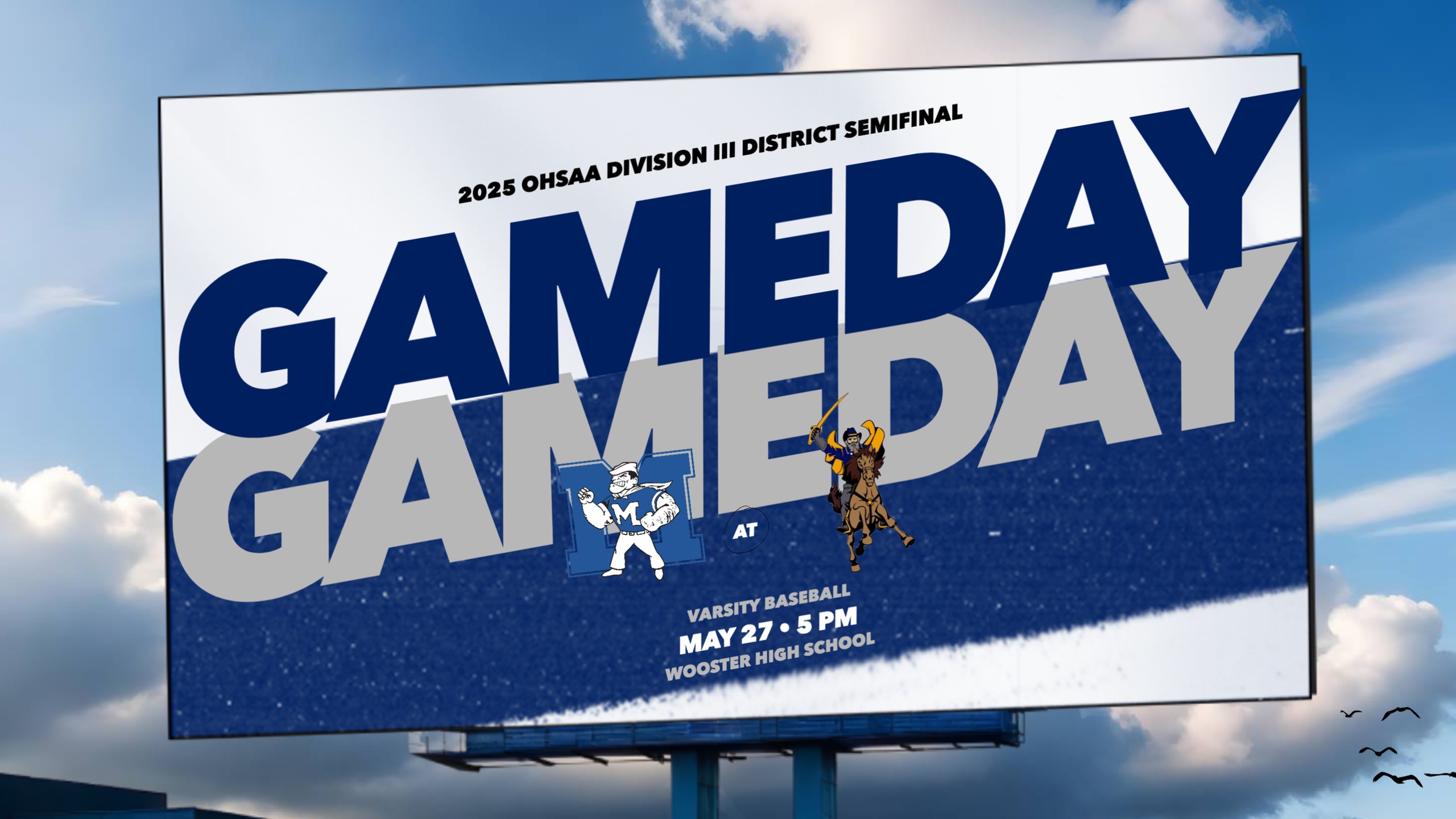No. 32 Baseball to play at No. 2 Wooster in OHSAA District Semifinal on May 27