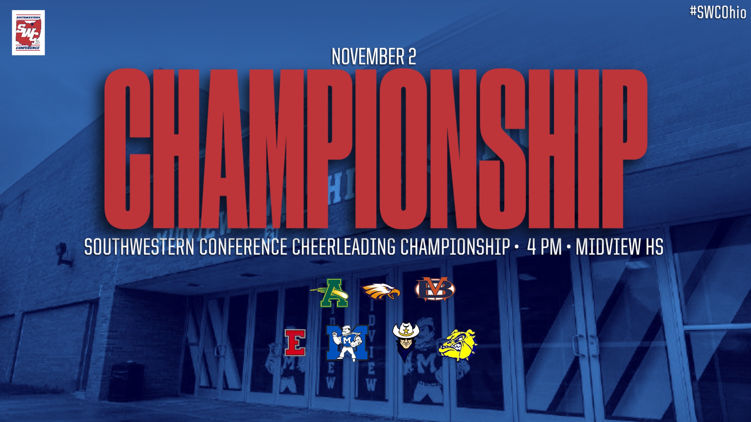 Midview to host 2025 SWC Cheerleading Championship on November 2