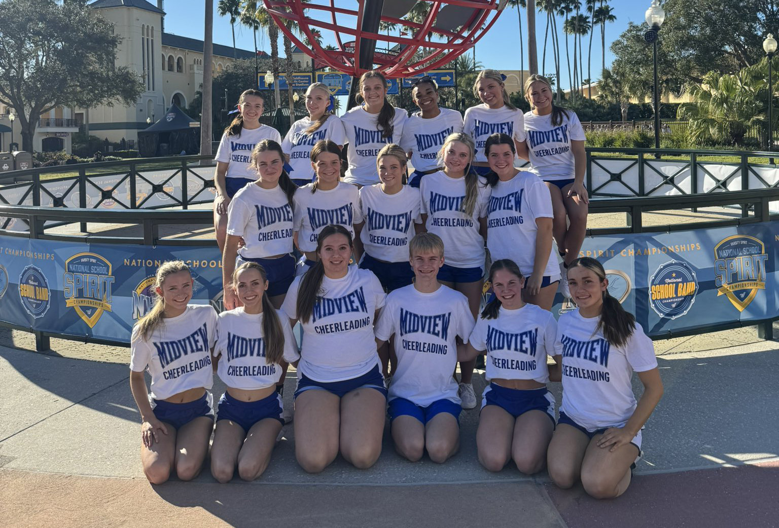 Middies end competition season at UCA Nationals