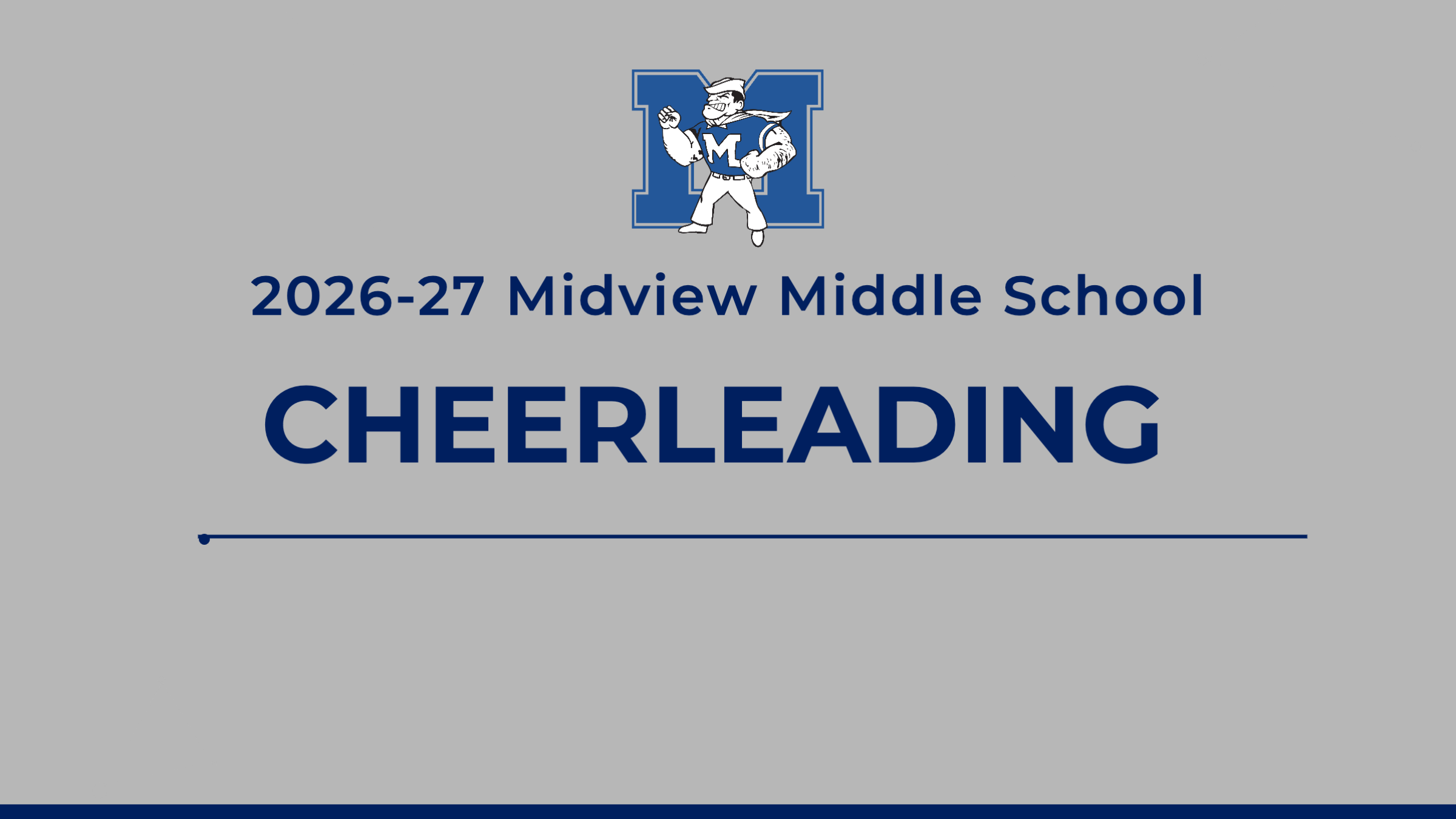 2026-27 MMS Cheerleading Teams Announced