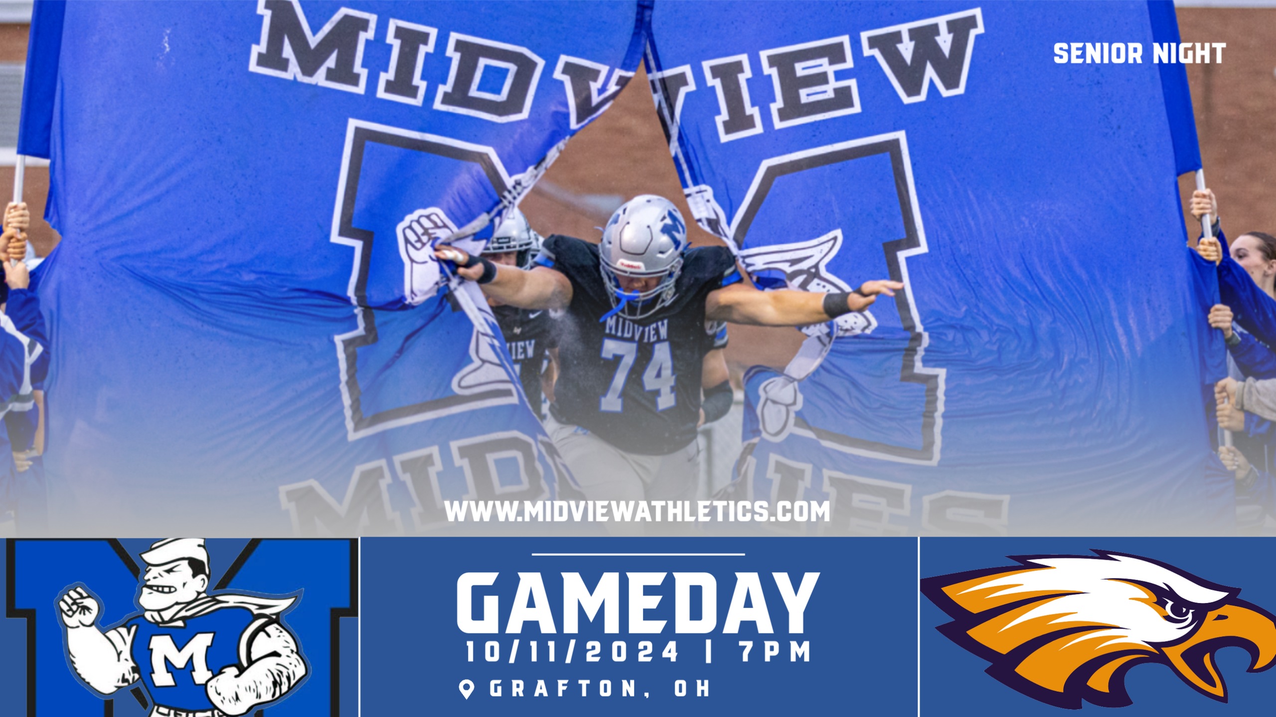 Midview to host Avon for Senior Night match-up in week 8