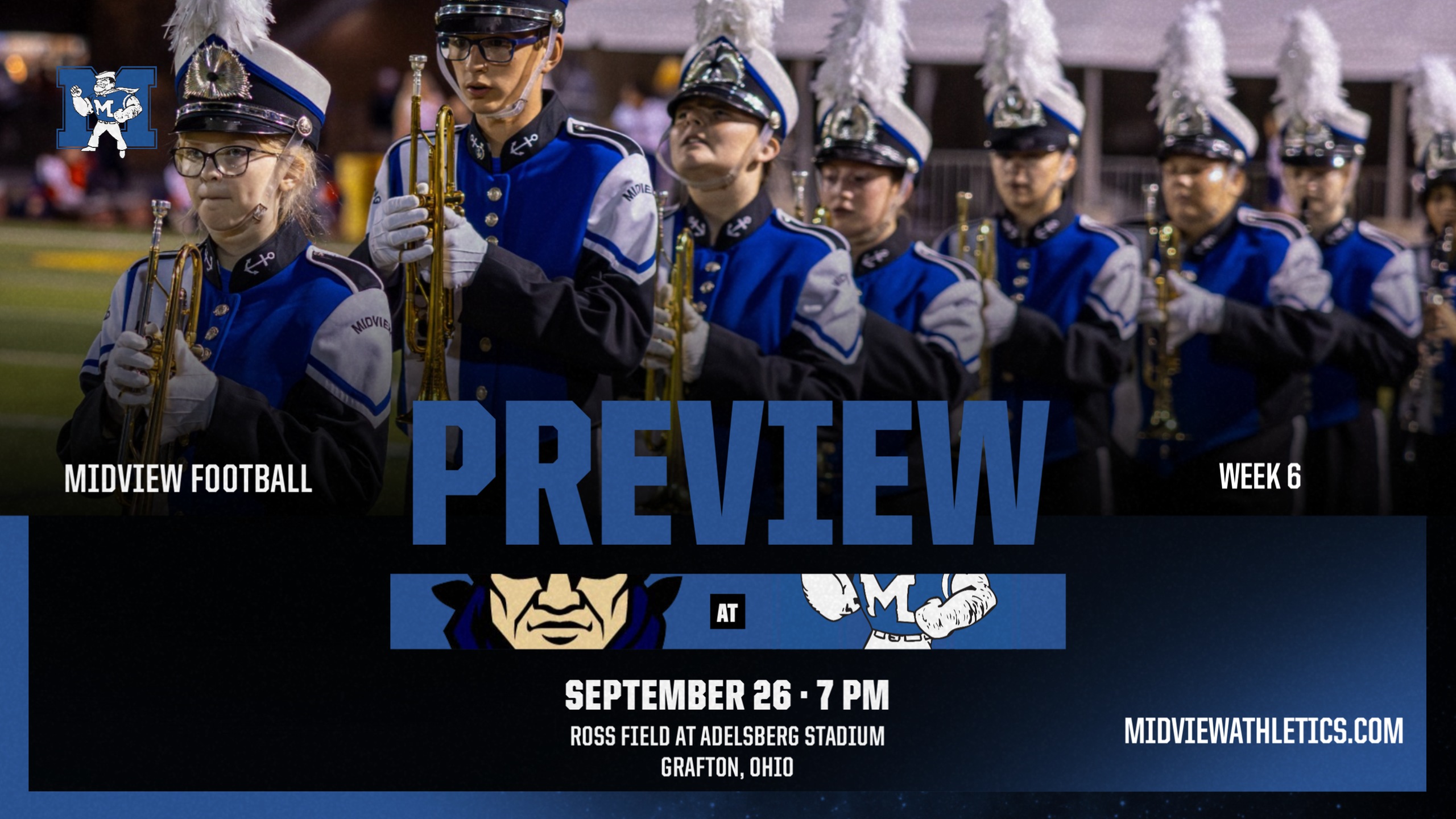 Midview Football to host rival North Ridgeville for Homecoming in week 6