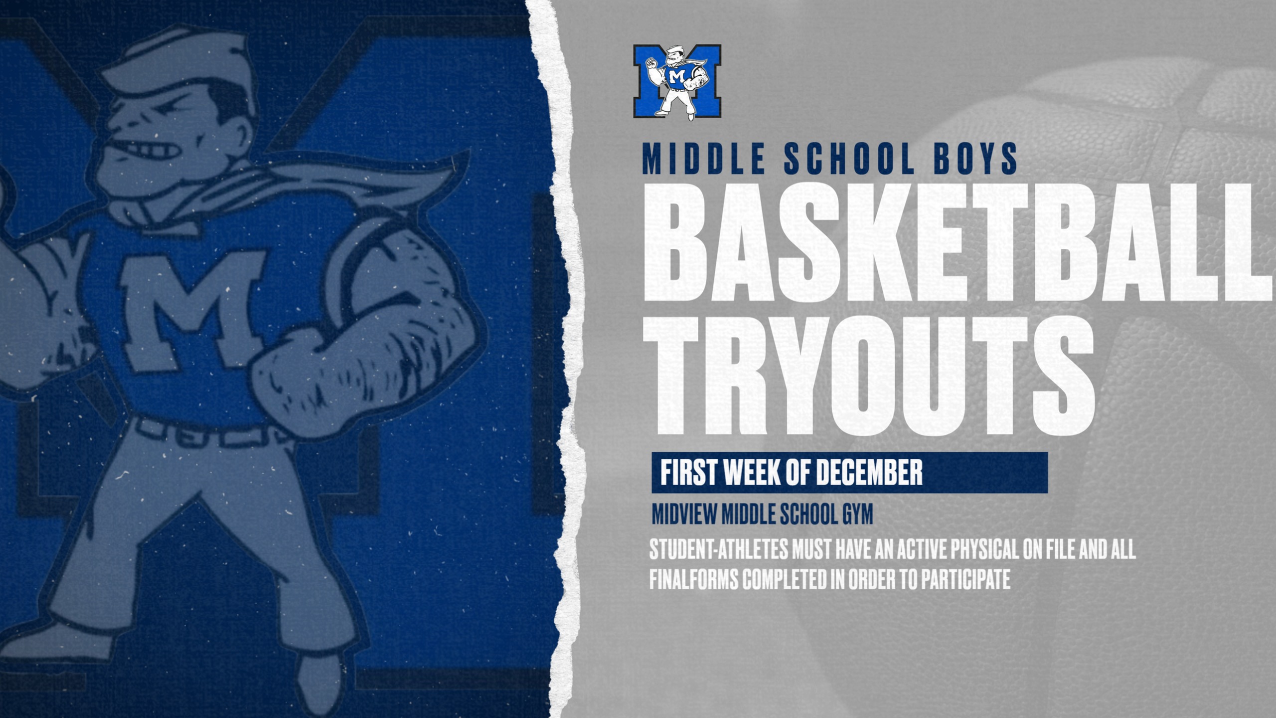 2024-25 Middle School Boys Basketball Interest Form