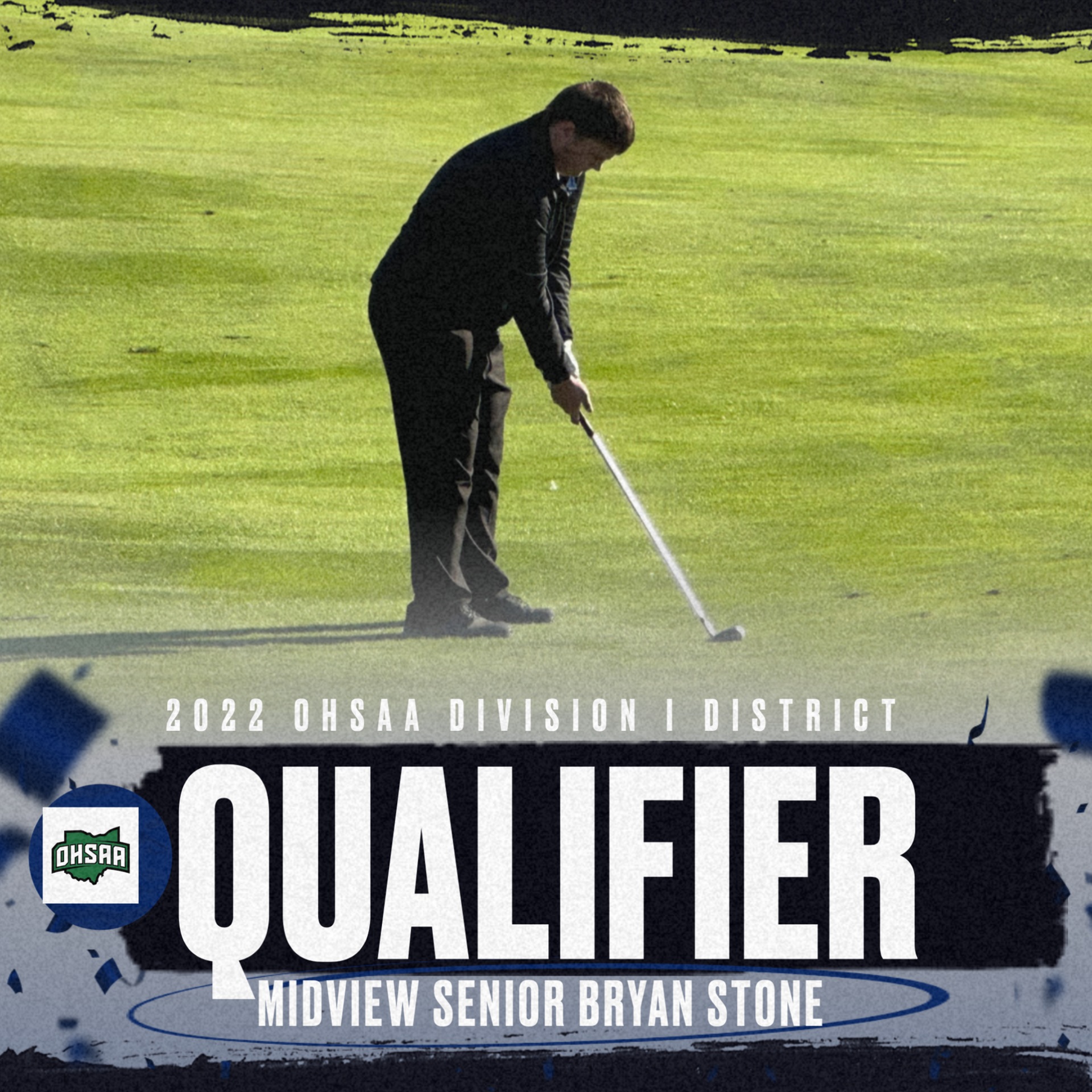 Bryan Stone Qualifies for OHSAA District Championship