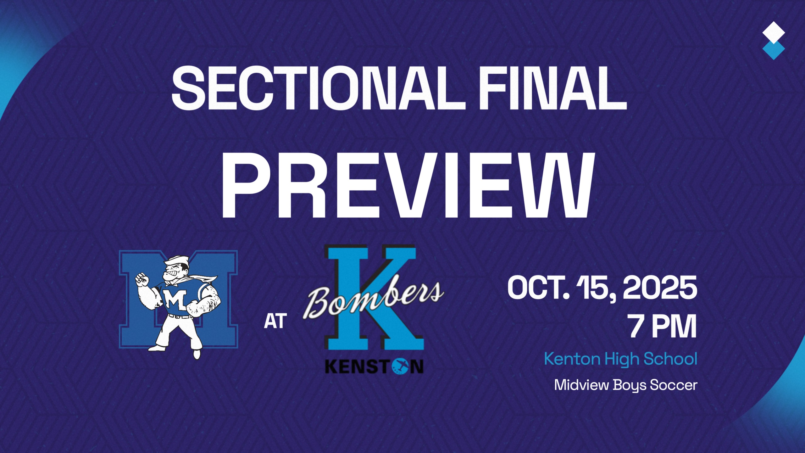 Midview Boys Soccer to begin OHSAA Tournament play at Kenston on October 15