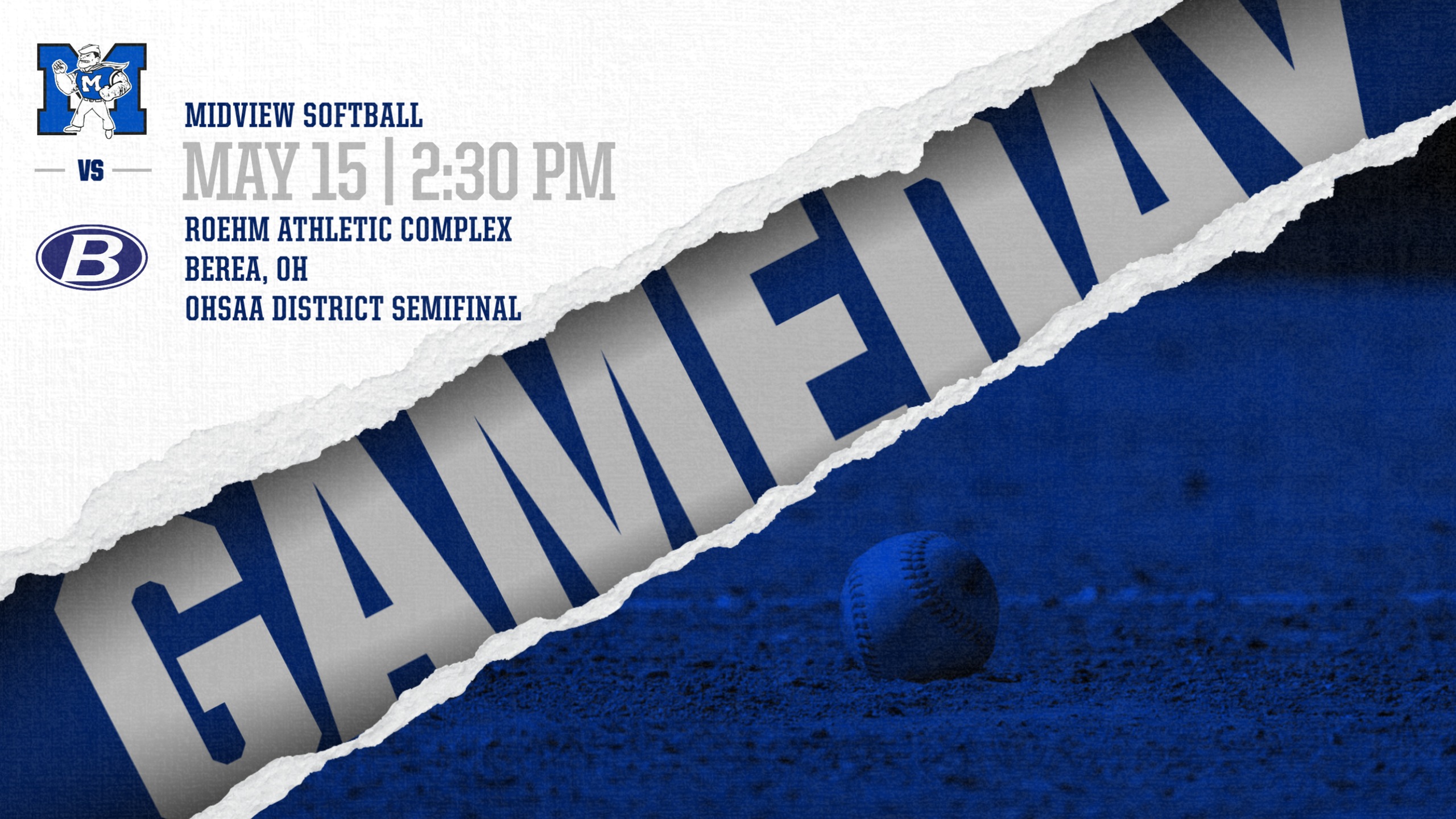 Midview Softball Advances to District Semifinal Monday against Brunswick