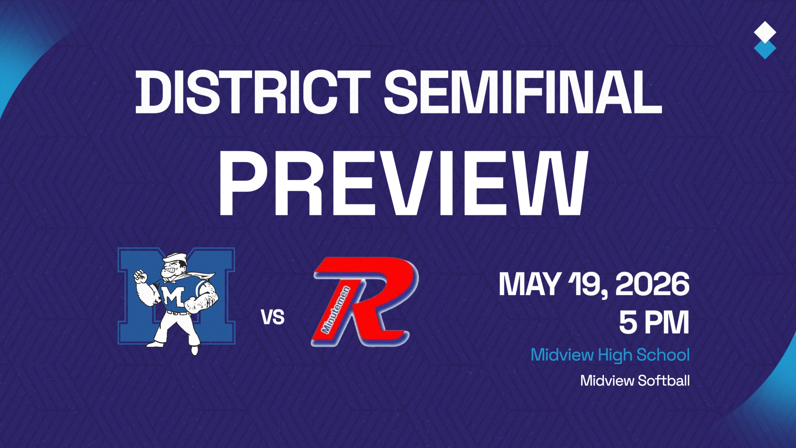 No. 5 Midview Softball to host No. 25 Revere in OHSAA District Semfinal on May 19