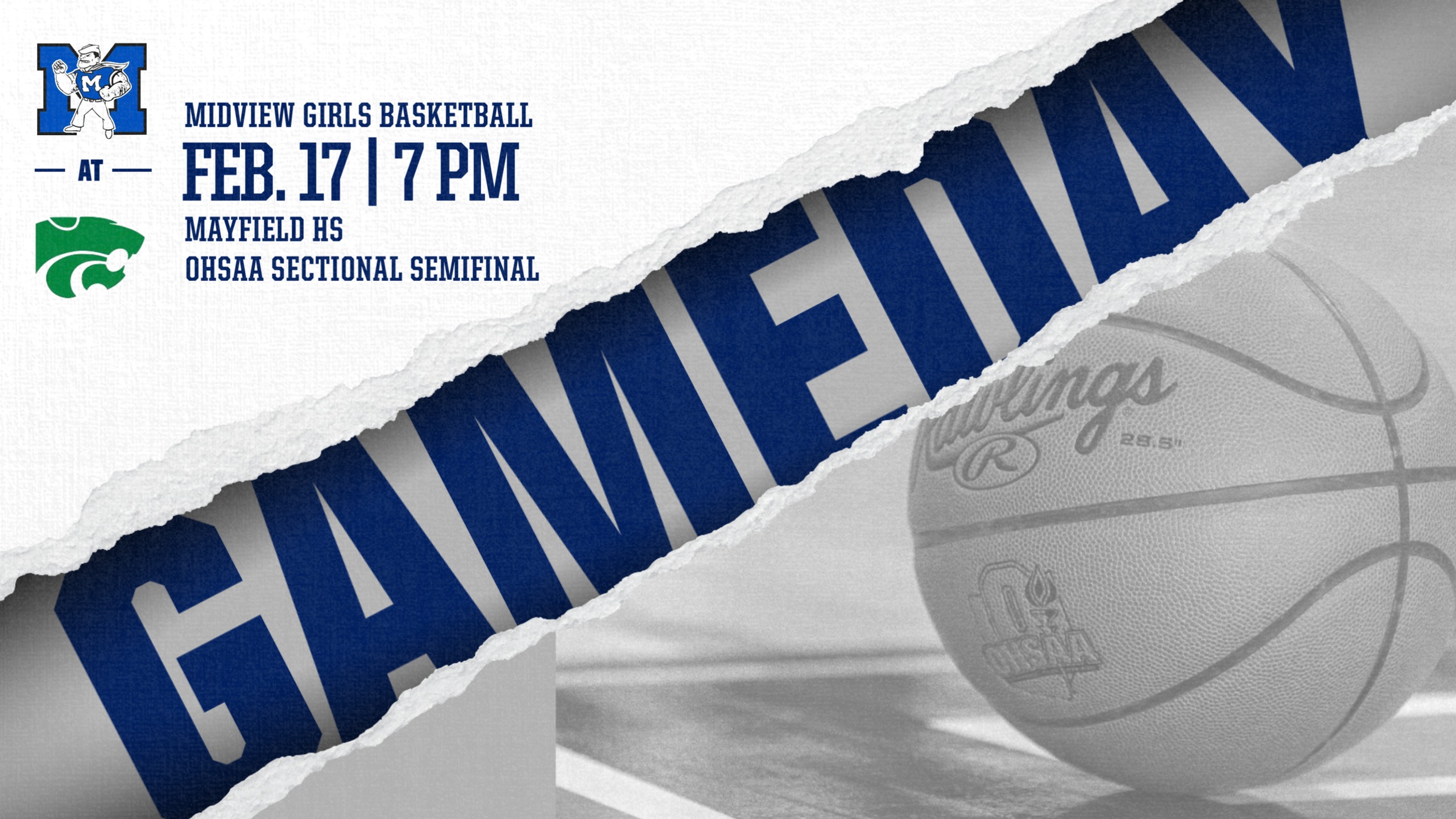 Midview Girls Basketball to open OHSAA Tournament with Sectional Semifinal at Mayfield February 17
