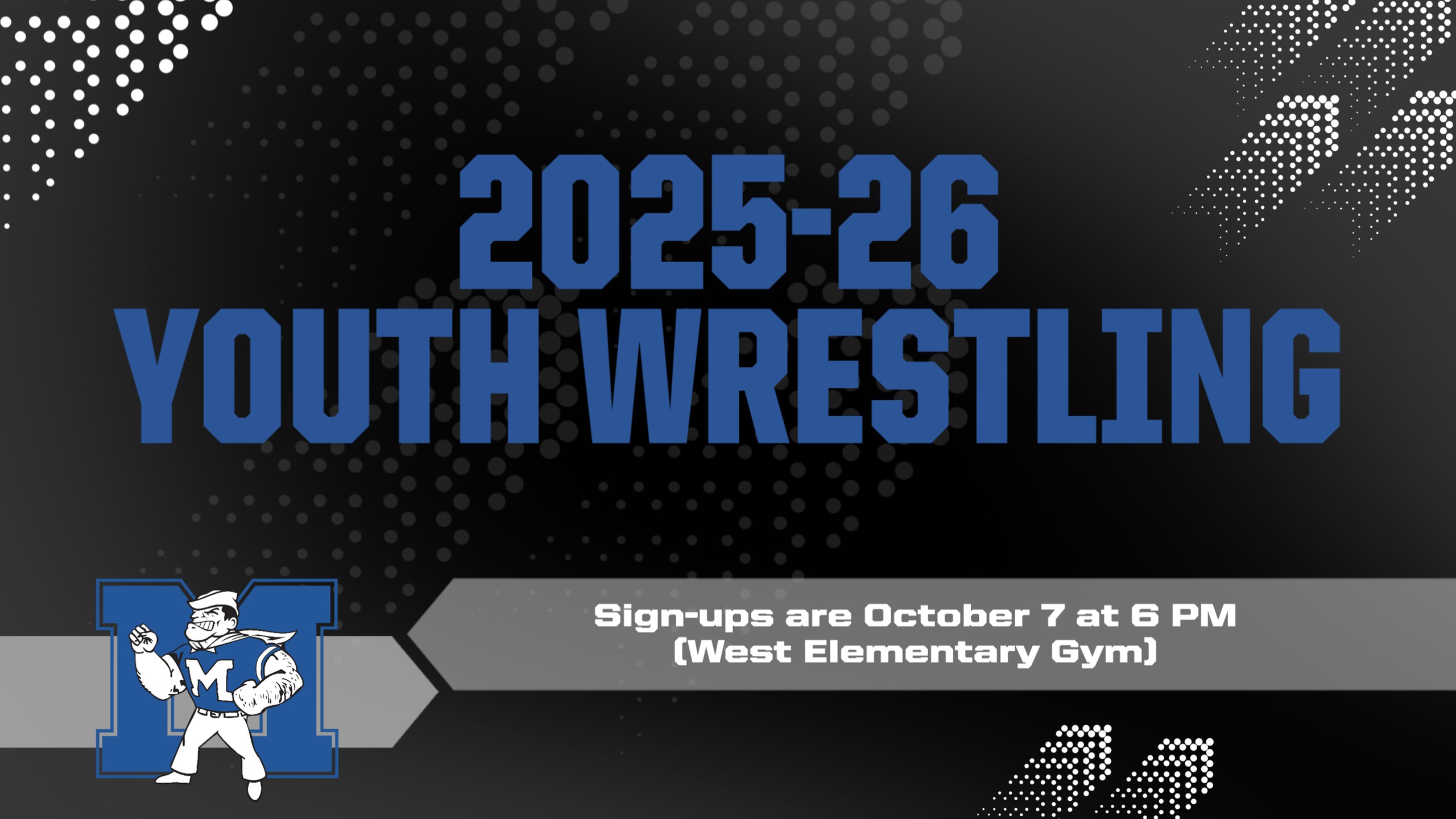 Midview Youth Wrestling Registration is October 7