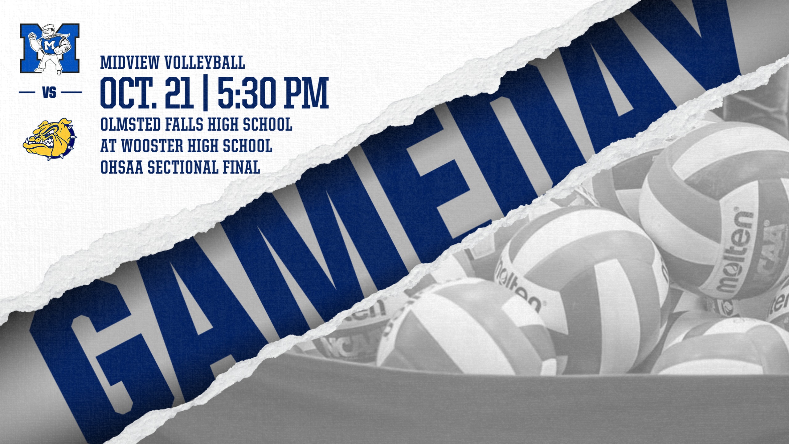Midview Volleyball to play Olmsted Falls in Sectional Final Saturday at Wooster HS